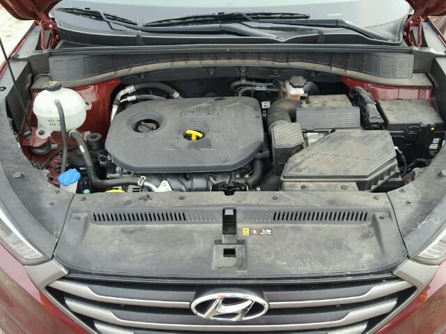 KM8J23A43GU043036 - 2016 HYUNDAI TUCSON SE MAROON photo 7