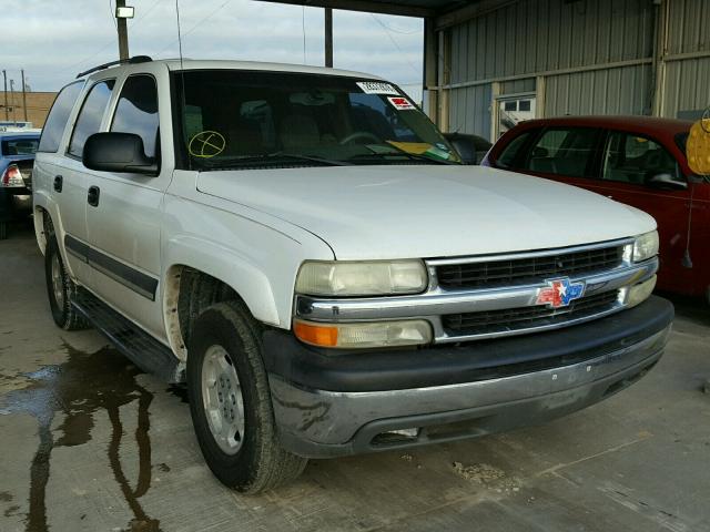 1GNEC13V24R295329 - 2004 CHEVROLET TAHOE C150 WHITE photo 1