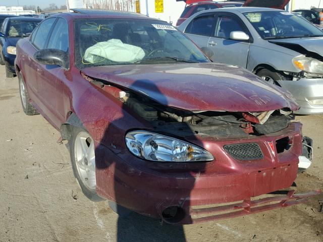 1G2NF52E74C160296 - 2004 PONTIAC GRAND AM S MAROON photo 1