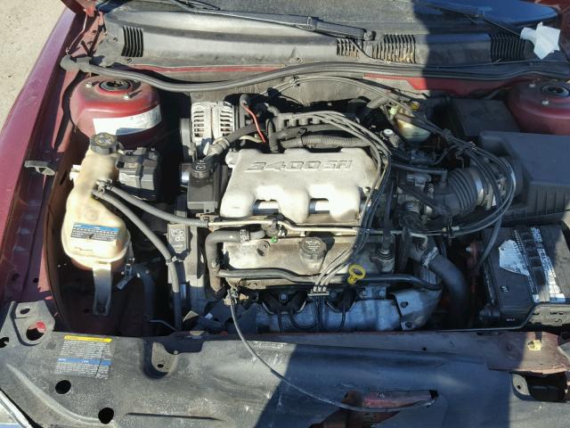 1G2NF52E74C160296 - 2004 PONTIAC GRAND AM S MAROON photo 7