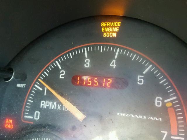 1G2NF52E74C160296 - 2004 PONTIAC GRAND AM S MAROON photo 8