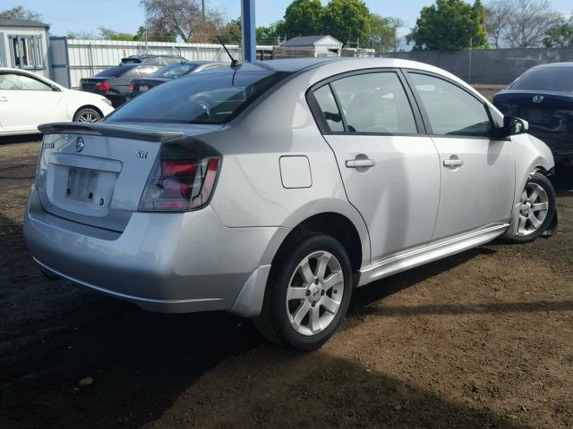 3N1AB6AP6BL697504 - 2011 NISSAN SENTRA 2.0 GRAY photo 4