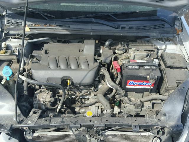 3N1AB6AP6BL697504 - 2011 NISSAN SENTRA 2.0 GRAY photo 7