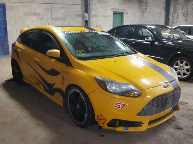 1FADP3L91DL141730 - 2013 FORD FOCUS ST YELLOW photo 1