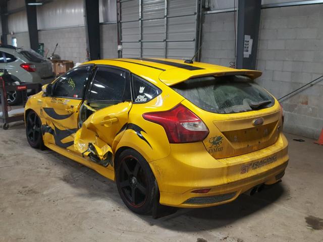 1FADP3L91DL141730 - 2013 FORD FOCUS ST YELLOW photo 3