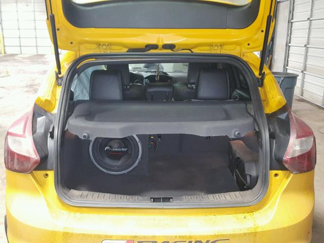 1FADP3L91DL141730 - 2013 FORD FOCUS ST YELLOW photo 9