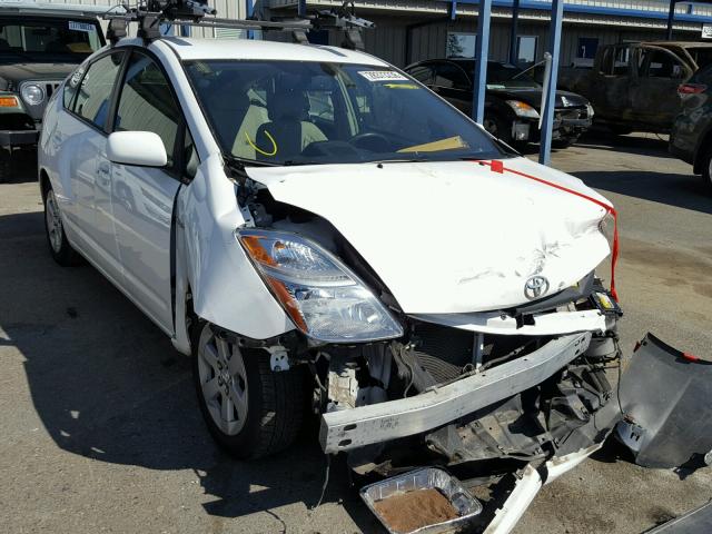 JTDKB20U273249622 - 2007 TOYOTA PRIUS WHITE photo 1