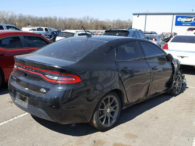 1C3CDFAA7ED695688 - 2014 DODGE DART SE BLACK photo 4