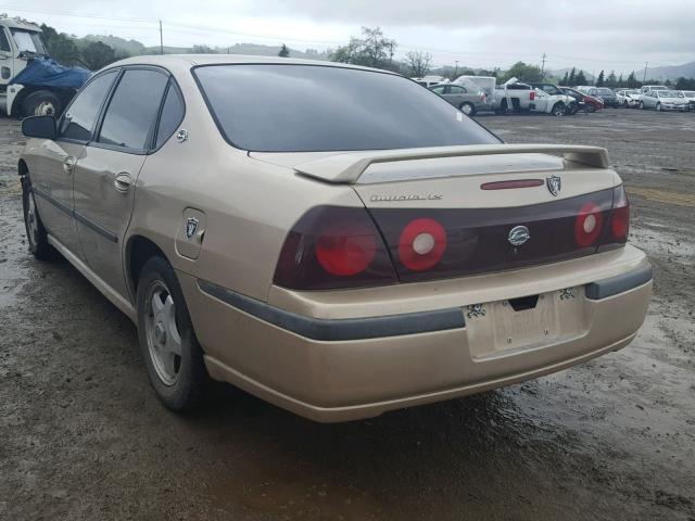 2G1WH55K7Y9183823 - 2000 CHEVROLET IMPALA LS GOLD photo 3