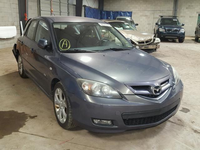 JM1BK344981842973 - 2008 MAZDA 3 HATCHBAC GRAY photo 1