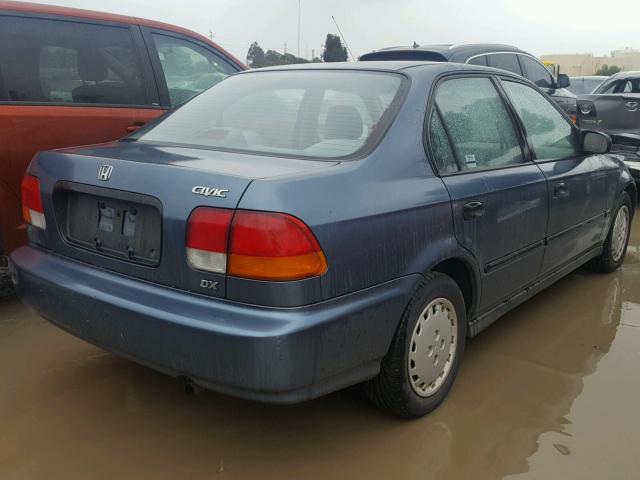 2HGEJ662XVH535212 - 1997 HONDA CIVIC DX BLUE photo 4