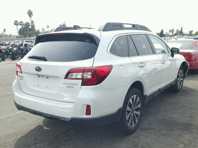 4S4BSEJC8G3295295 - 2016 SUBARU OUTBACK 3. WHITE photo 4