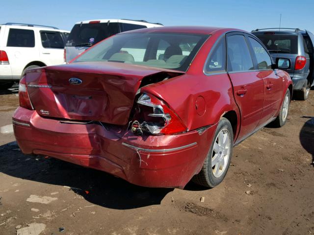 1FAFP23106G122773 - 2006 FORD FIVE HUNDR RED photo 4