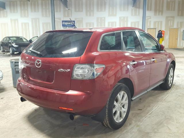 JM3ER29L970108574 - 2007 MAZDA CX-7 RED photo 4