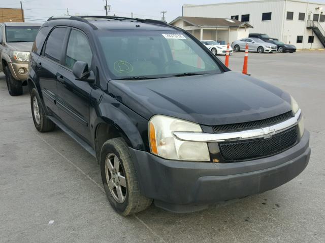 2CNDL13F456004979 - 2005 CHEVROLET EQUINOX LS BLACK photo 1