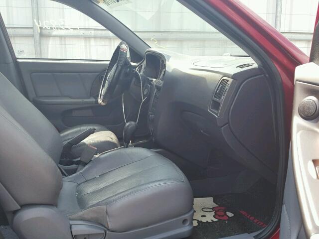 KMHDN46D34U814447 - 2004 HYUNDAI ELANTRA GL RED photo 5