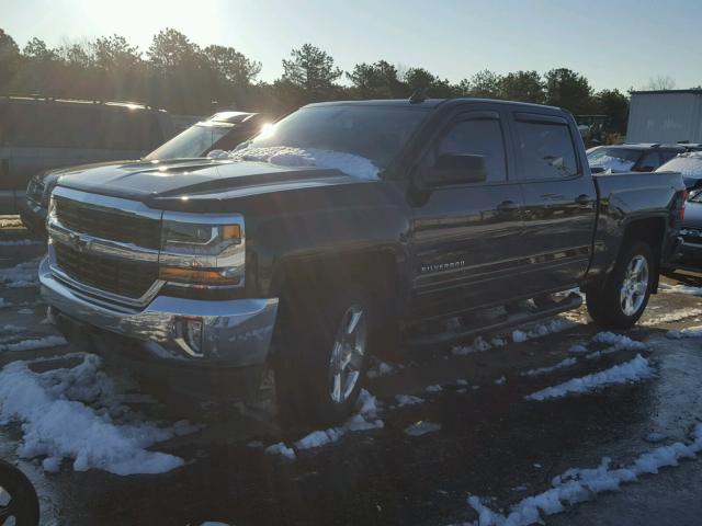 3GCUKREC9GG277898 - 2016 CHEVROLET SILVERADO BLACK photo 2