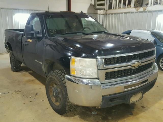 1GCHK24K67E510466 - 2007 CHEVROLET SILVERADO BLACK photo 1