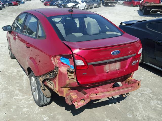 3FADP4BJ0CM139885 - 2012 FORD FIESTA SE RED photo 3