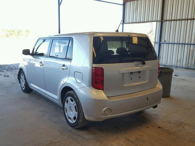 JTLZE4FE3A1114710 - 2010 TOYOTA SCION XB ვერცხლისფერი ფოტო 3