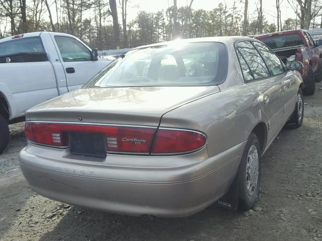 2G4WS52J711190095 - 2001 BUICK CENTURY CU GOLD photo 4