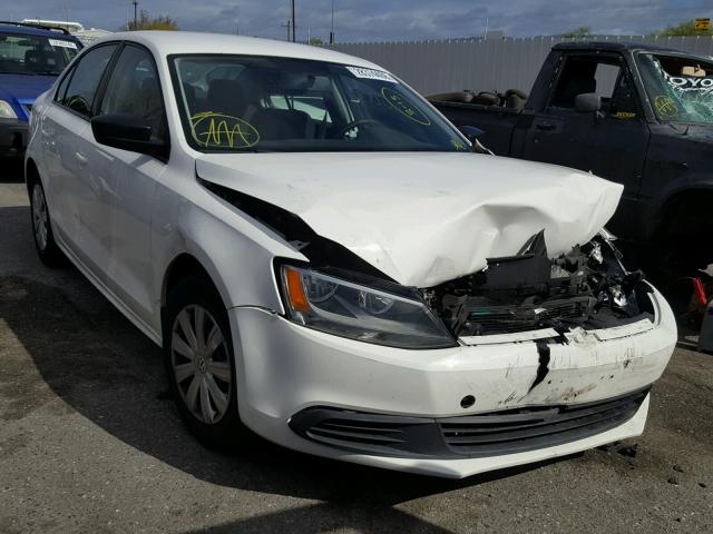 3VW2K7AJ0CM404059 - 2012 VOLKSWAGEN JETTA BASE 白色 照片 1