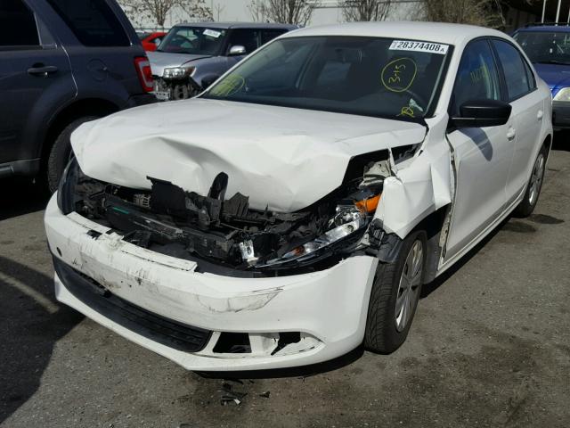 3VW2K7AJ0CM404059 - 2012 VOLKSWAGEN JETTA BASE 白色 照片 2