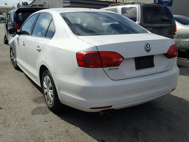 3VW2K7AJ0CM404059 - 2012 VOLKSWAGEN JETTA BASE 白色 照片 3