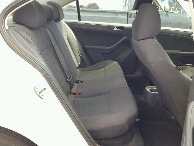 3VW2K7AJ0CM404059 - 2012 VOLKSWAGEN JETTA BASE 白色 照片 6