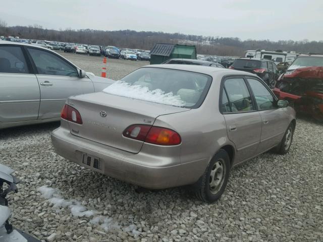 2T1BR18E2YC358206 - 2000 TOYOTA COROLLA VE TAN photo 4