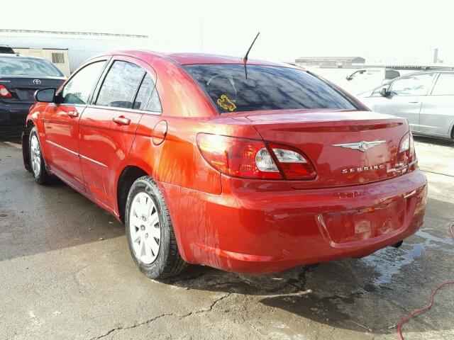 1C3LC46R27N535074 - 2007 CHRYSLER SEBRING RED photo 3