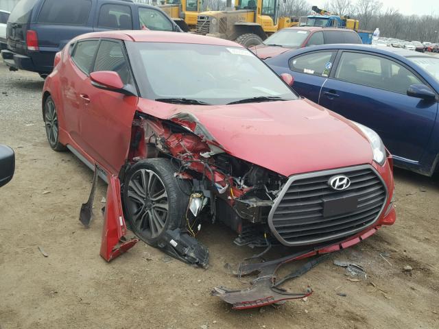 KMHTC6AE0GU284648 - 2016 HYUNDAI VELOSTER T RED photo 1