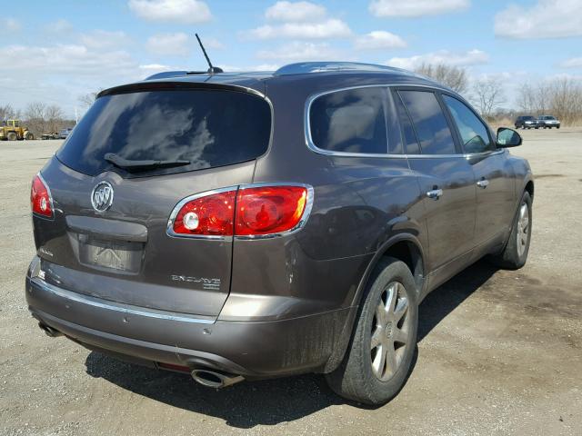 5GALVCEDXAJ148293 - 2010 BUICK ENCLAVE CX BROWN photo 4