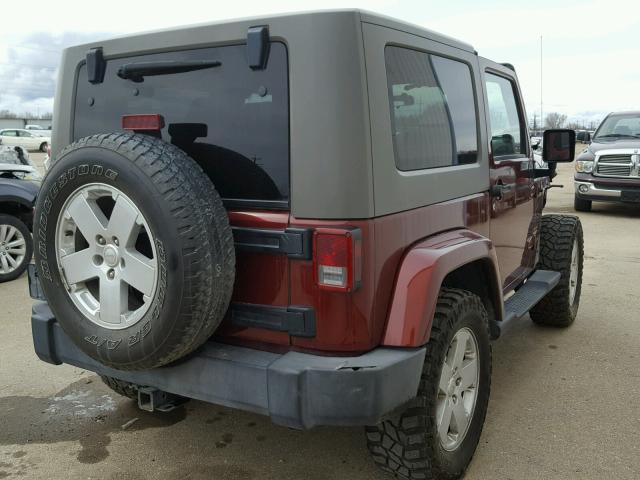 1J4FA54137L158794 - 2007 JEEP WRANGLER S Qırmızı foto 4
