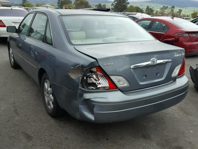 4T1BF28B4YU097910 - 2000 TOYOTA AVALON XL BLUE photo 3