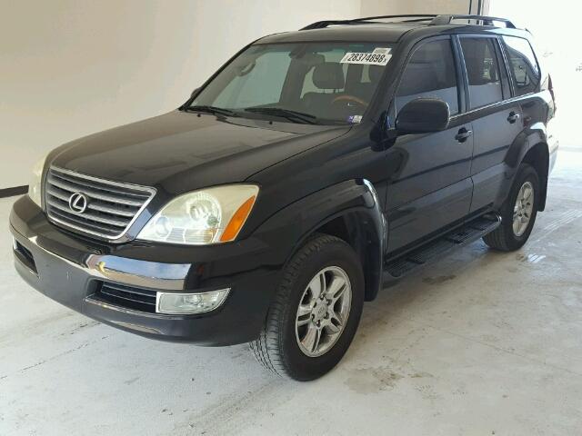 JTJBT20XX40041358 - 2004 LEXUS GX 470 BLACK photo 2