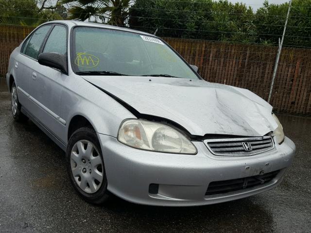 2HGEJ6617YH541867 - 2000 HONDA CIVIC BASE SILVER photo 1