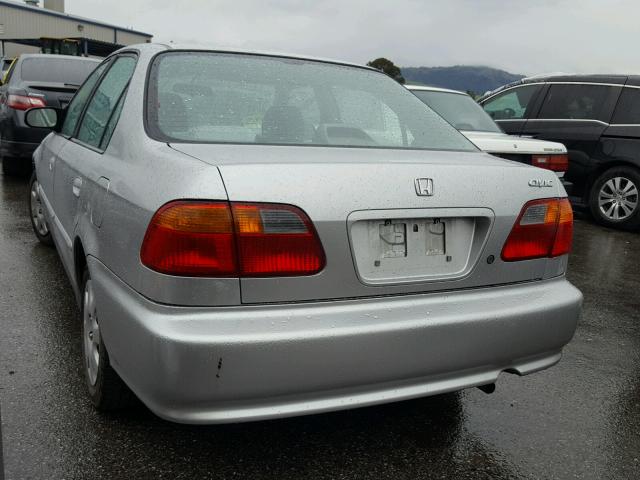 2HGEJ6617YH541867 - 2000 HONDA CIVIC BASE SILVER photo 3
