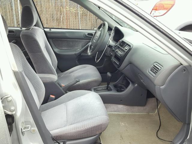 2HGEJ6617YH541867 - 2000 HONDA CIVIC BASE SILVER photo 5