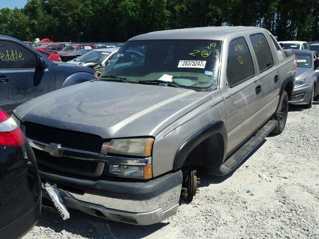 3GNEC13T43G271580 - 2003 CHEVROLET AVALANCHE TAN photo 2