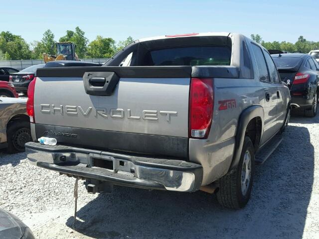 3GNEC13T43G271580 - 2003 CHEVROLET AVALANCHE TAN photo 4