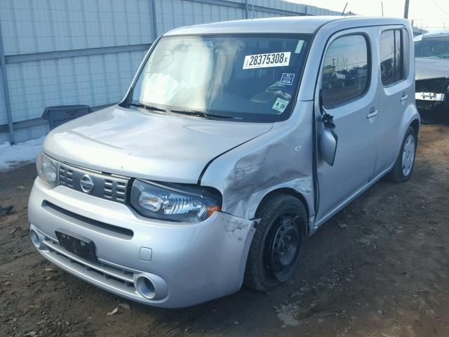 JN8AZ2KR4DT302580 - 2013 NISSAN CUBE S SILVER photo 2