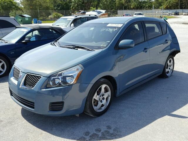 5Y2SP67869Z461036 - 2009 PONTIAC VIBE BLUE photo 2