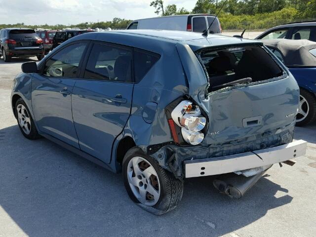5Y2SP67869Z461036 - 2009 PONTIAC VIBE BLUE photo 3
