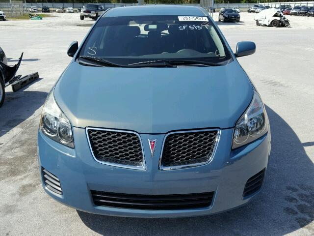 5Y2SP67869Z461036 - 2009 PONTIAC VIBE BLUE photo 9