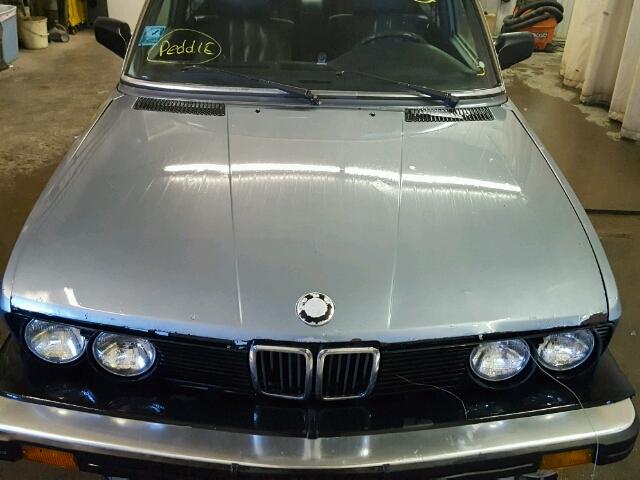 WBADK7309H9654922 - 1987 BMW 528 E GRAY photo 7