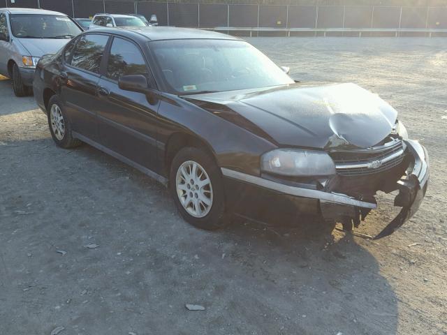 2G1WF52E139123615 - 2003 CHEVROLET IMPALA BLACK photo 1