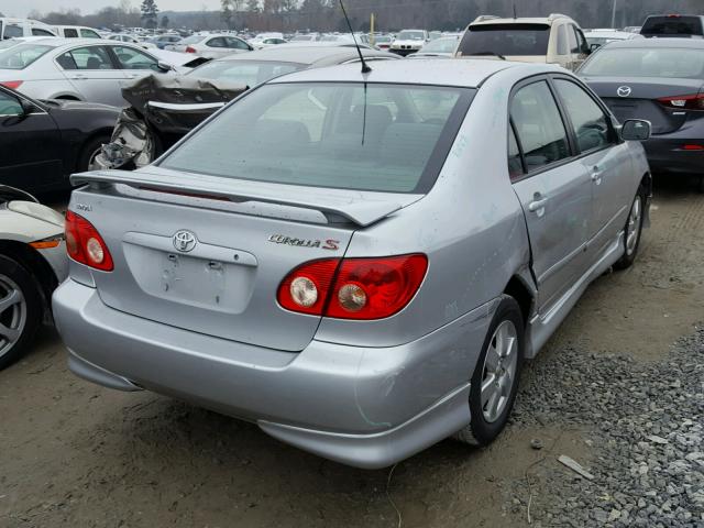 1NXBR32E96Z580869 - 2006 TOYOTA COROLLA CE SILVER photo 4