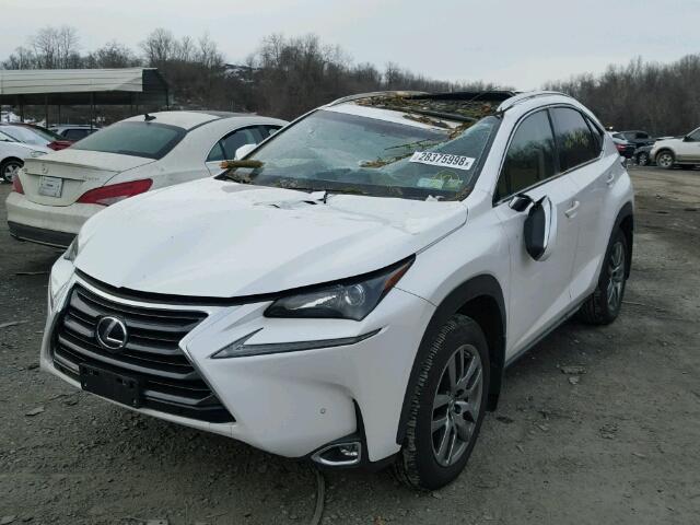 JTJBARBZ8G2078172 - 2016 LEXUS NX 200T WHITE photo 2