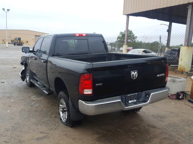 3C6TD5DT3CG207122 - 2012 DODGE RAM 2500 S BLACK photo 3